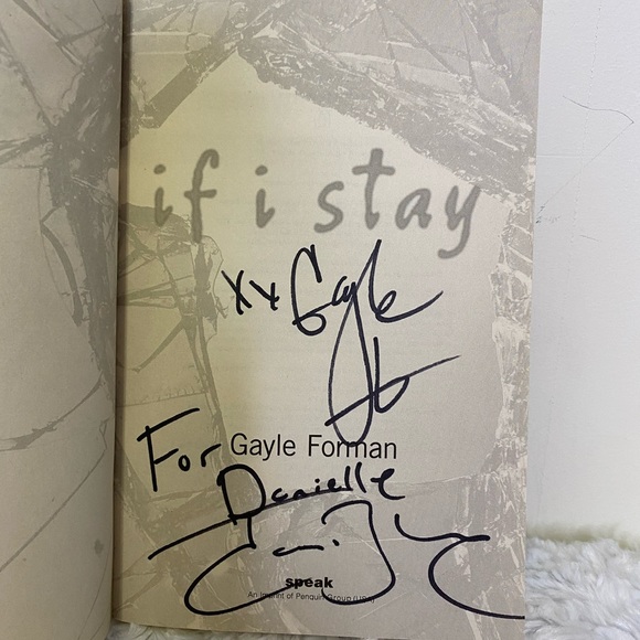 SIGNED “If I Stay” by Gayle Forman - Picture 2 of 3